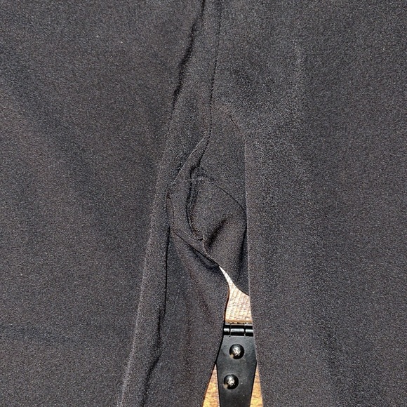 Black leggings with elastic band waist - Picture 4 of 8